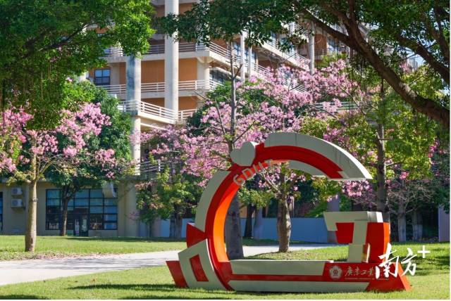 广东工业大学校园图景。受访者供图